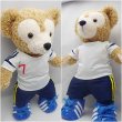 画像3: ダッフィー 衣装 Sサイズ (身長43cm) サッカー ユニフォーム コスチューム 服 「白」「背番号7 JUN」 a195 (3)